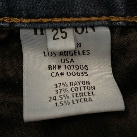 Hudson Jeans Nico Super Skinny Ankle Jean Mid Rise Stretch Straight Leg 25 - Picture 3 of 16